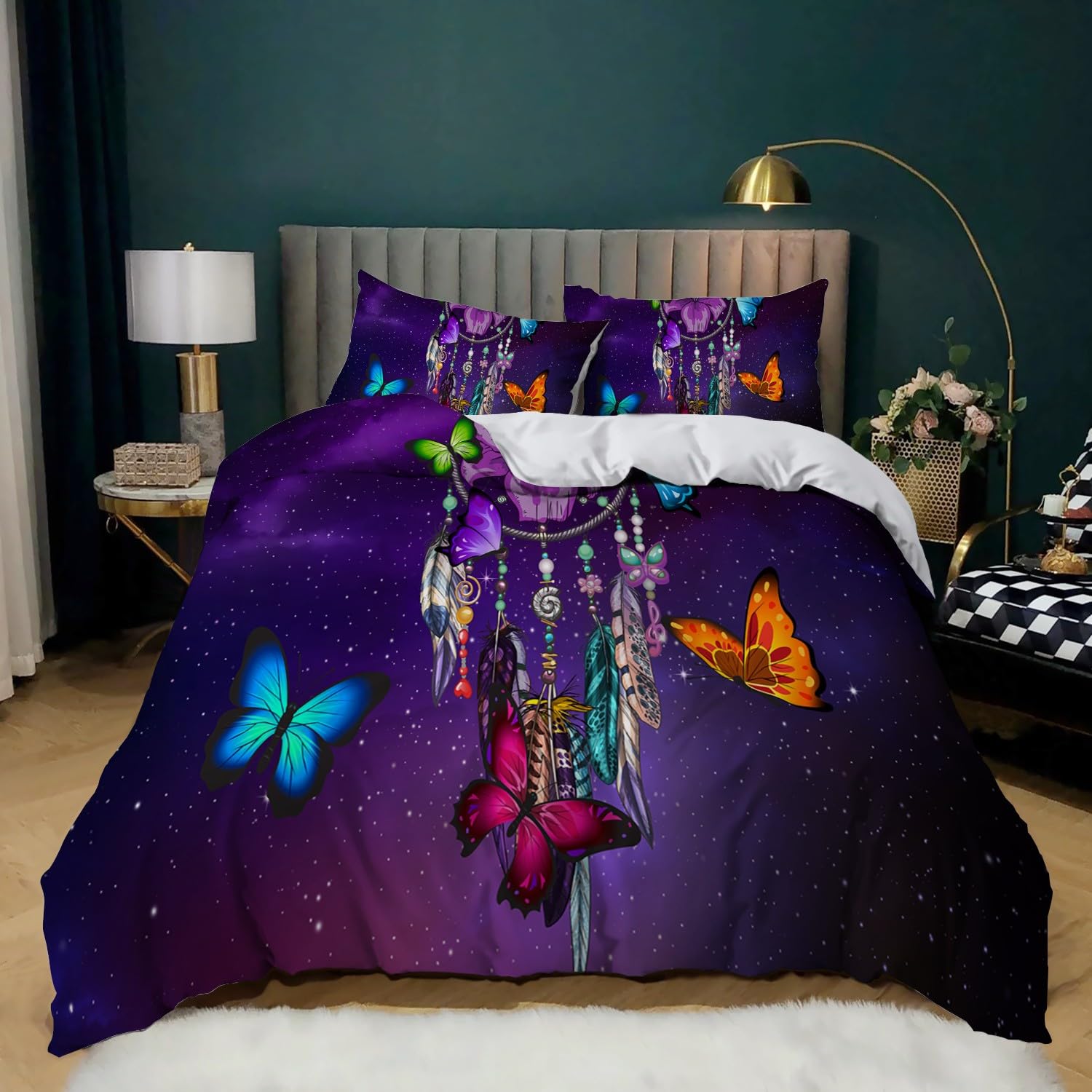 Parure de lit dream catcher 2 personnes grand confort anti-glissement