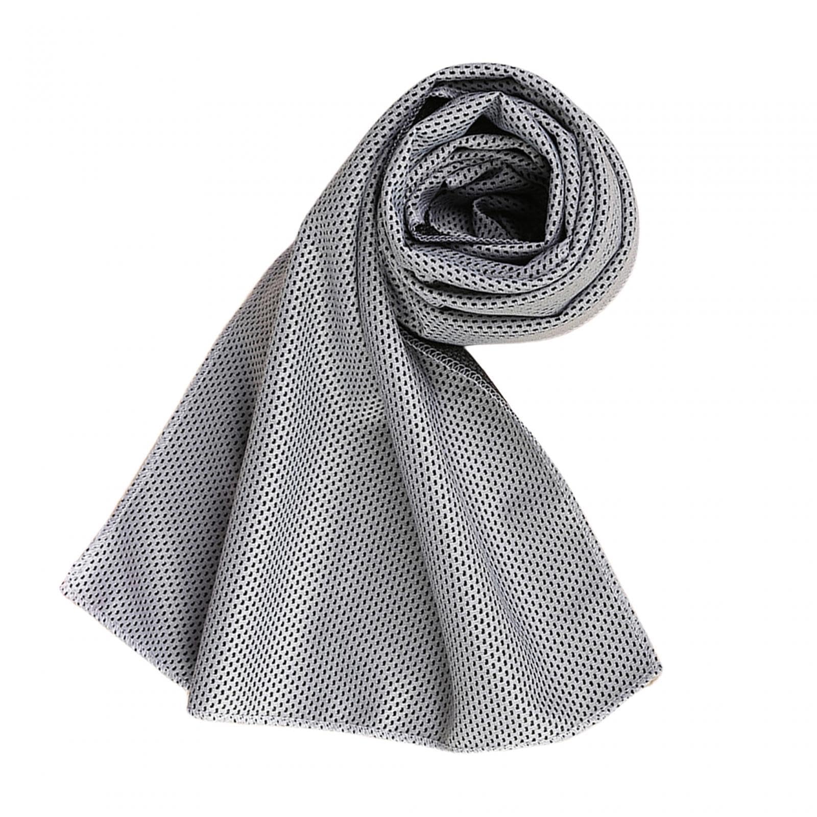 Cooling Towel Breathable Fast Drying Ice Towel for Exercise Hot Weather Light Gray-Sporting Goods-Fitness Running & Yoga-Fitness Equipment & Gear-Gym Towels-1x Cooling Towel-image-43