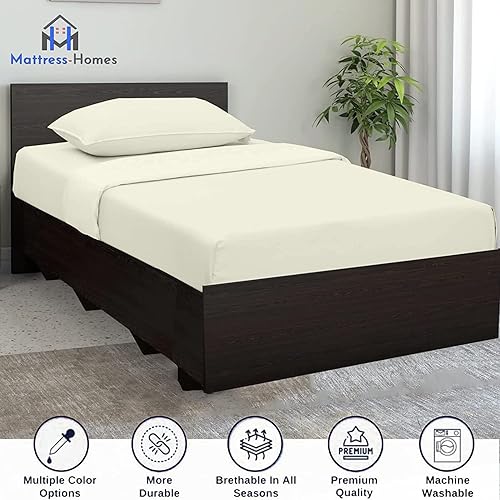 Miniatura 7 de Mattress-Homes Juego de sábanas para cuna, 4 piezas, incluye sábana bajera y funda de almohada, 28 x 75 pulgadas, para litera de campamento y