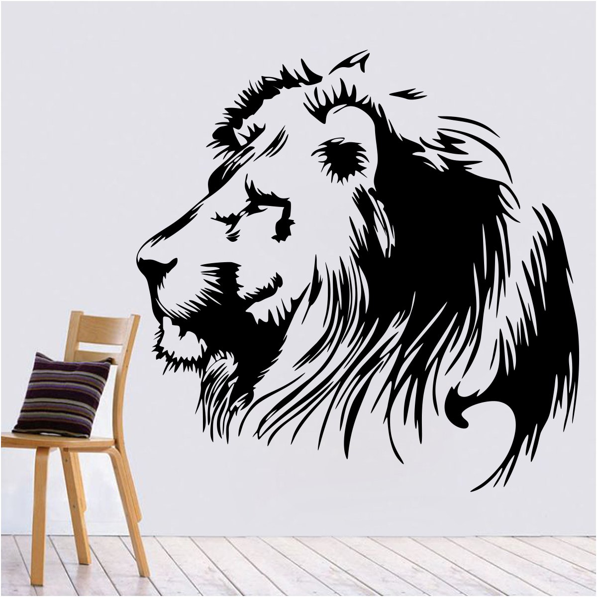 Sticker Hub Lion Face Wall Sticker DKHS0639 (B07TRBYKBR) Amazon Price History, Amazon Price Tracker