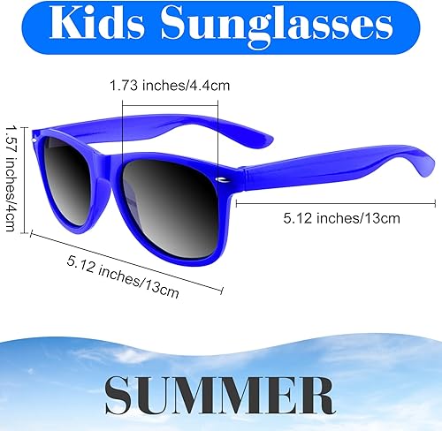 Miniatura 3 de MIAHART Gafas de sol de fiesta para niños, a granel, colores neón, para verano, playa, piscina, fiesta, carnaval, premios de fiesta de cumpleaños