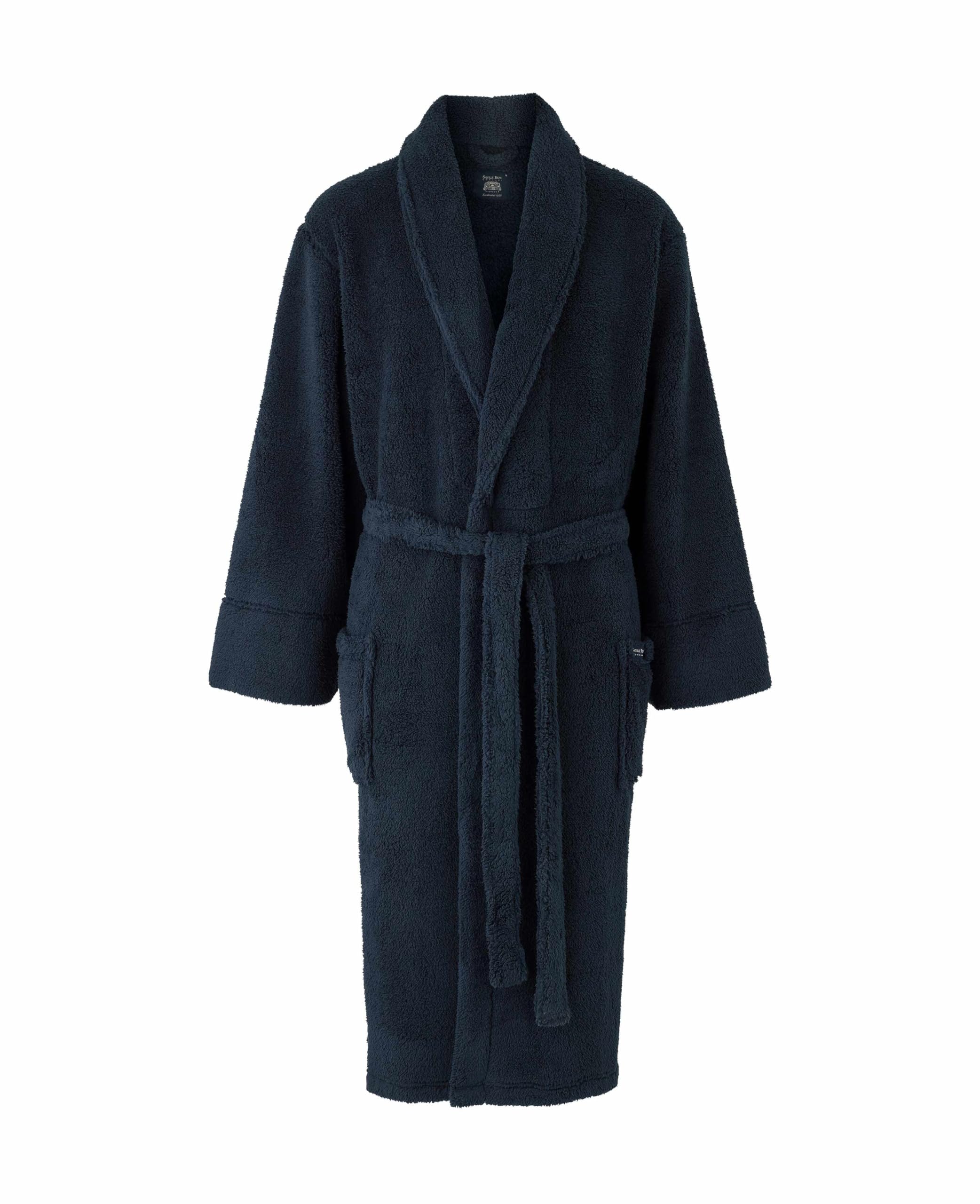 THE SAVILE ROW COMPANY LONDON Men's Lightweight Super Soft Warm Fleece Dressing Gown — view 17