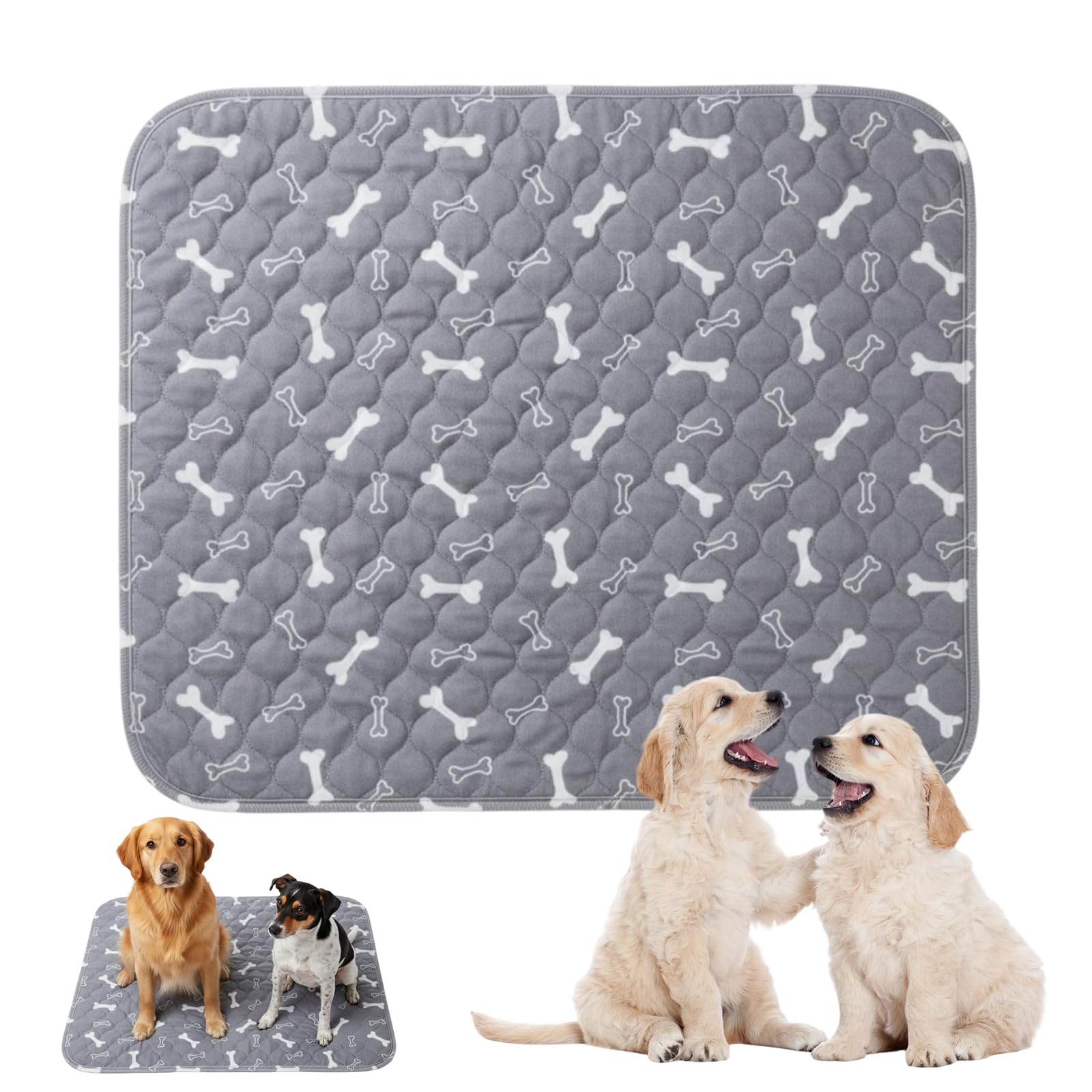 Pad with Pheromones, Puppy Pads for Dogs, Pee Pads for Dogs, Durable Leak-Proof & Anti-Slip Pet Training Pads for Home & Travel, Reusable