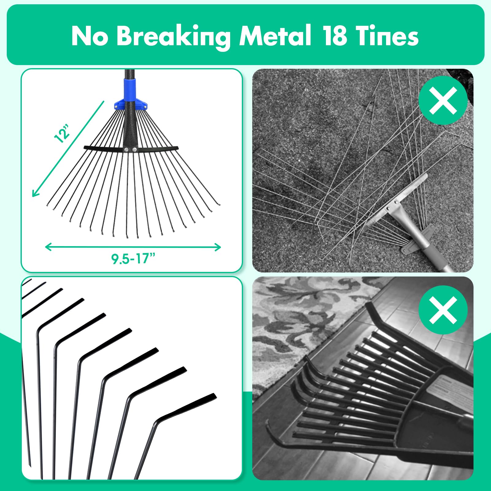 68 Rake Heavy Duty Leaf Rake 68