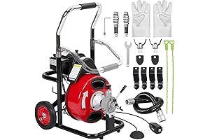 Drain cleaner machine: the 100ft snake that gets the job done