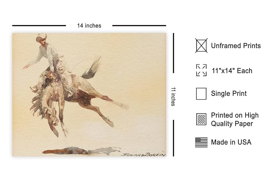 Amazon.com: Poster Master Vintage Cowboy Poster - Retro