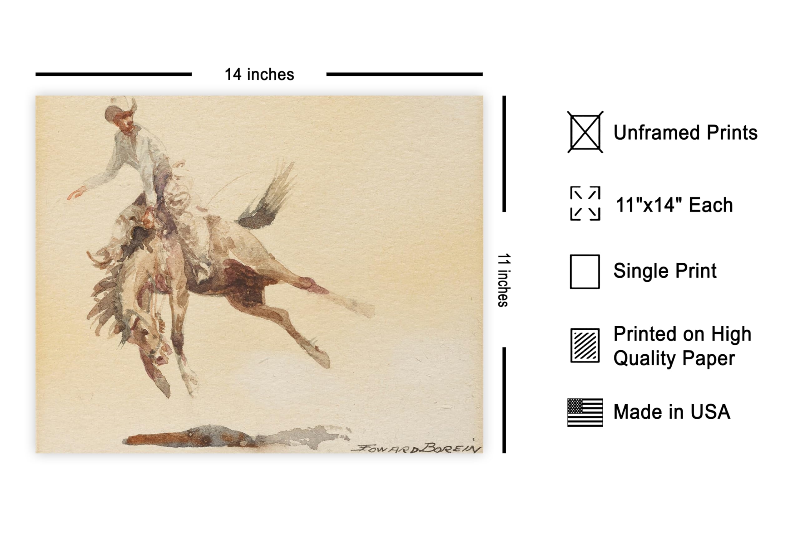 Amazon.com: Poster Master Vintage Cowboy Poster - Retro