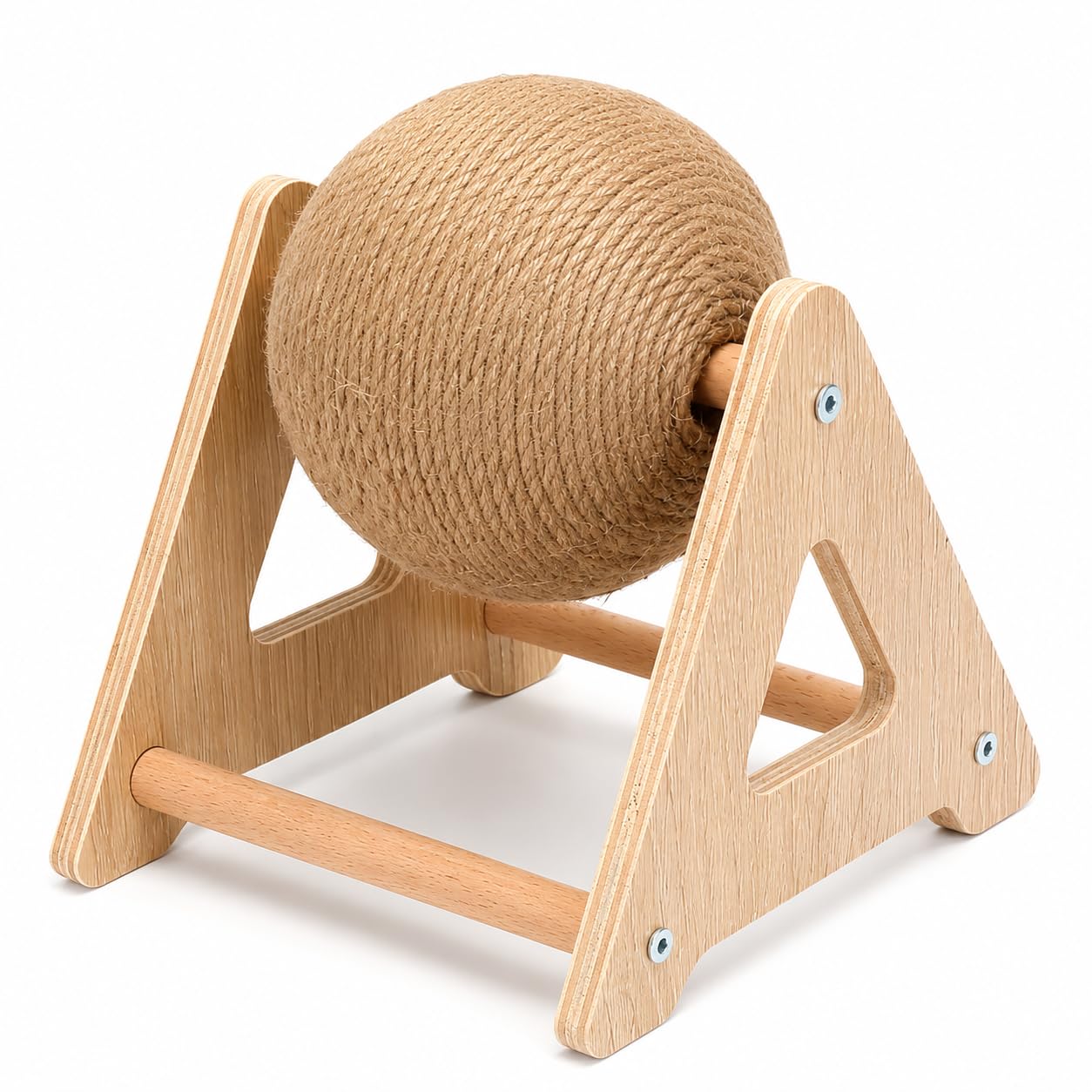 Petvogue Cat Scratching Ball Sisal Scratching Ball with Stable Stand, Interactive Cat Exercise Toy, Interactive Play and Exercise for Kittens, Cats, Small Pets-image-44