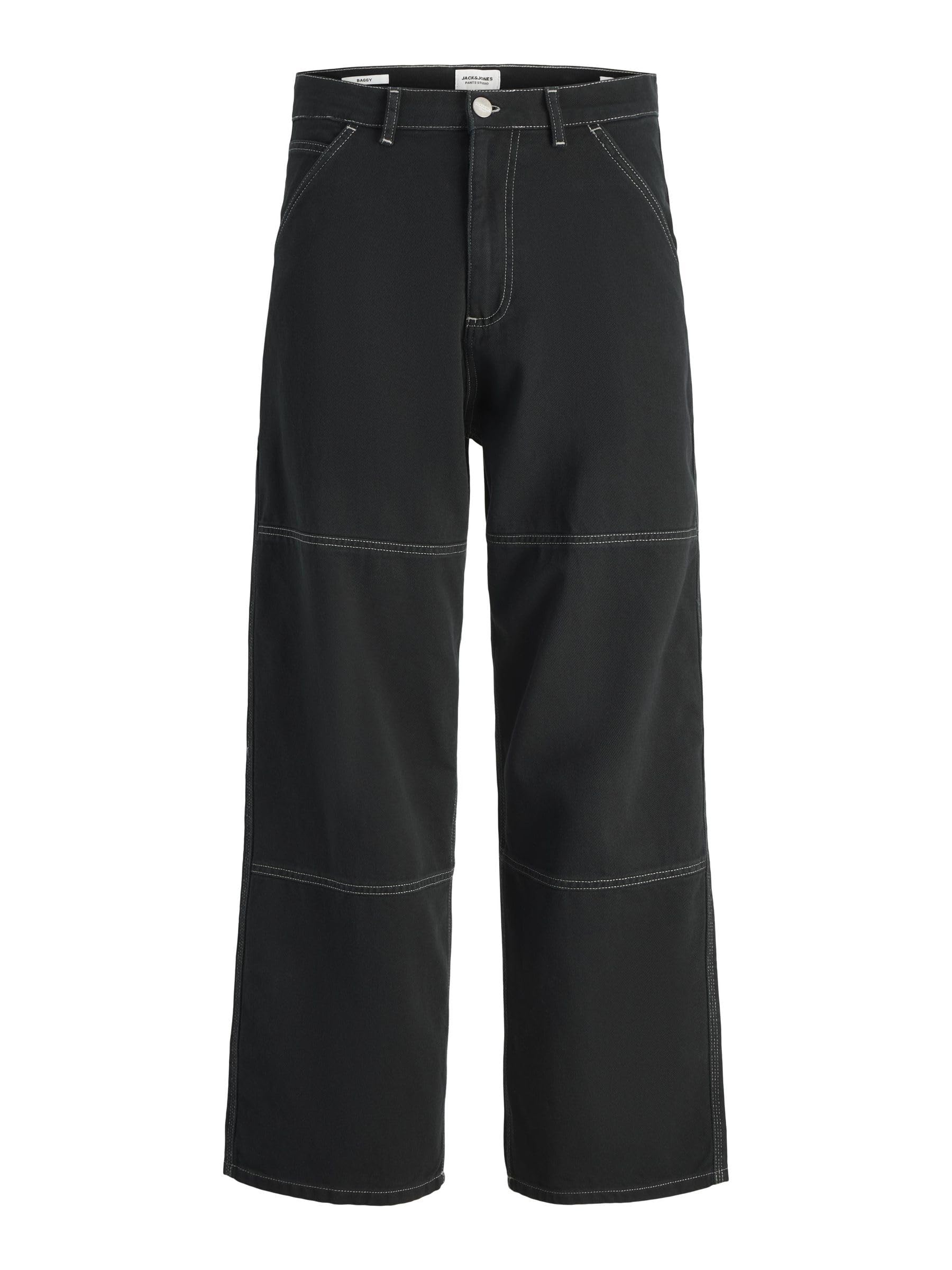 JACK & JONES Mens Owen Pant Black 32W / 34L
