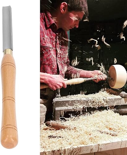 Miniatura 4 de Herramienta de torneado, arco interior medio, amplia aplicación, mango de playa, torno de madera, cincel, diseño ergonómico, estructura robusta para