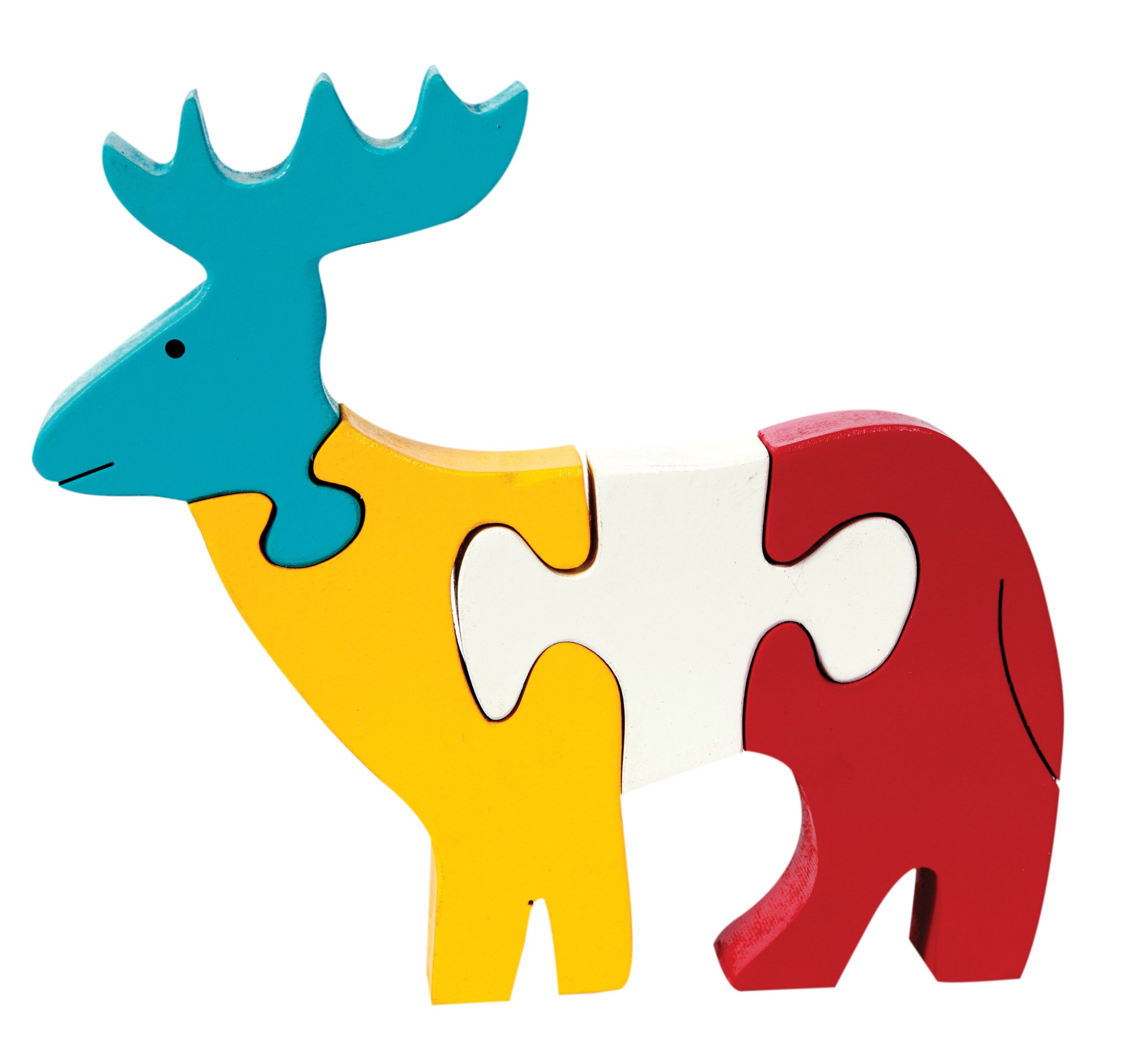 Skillofun Wooden Take Apart Puzzle Reindeer, Multi Color (B009GCS9QA) Amazon Price History, Amazon Price Tracker