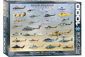 EuroGraphics Military Helicopters Helicopter Puzzle - 1000 Pieces (6000-0088)