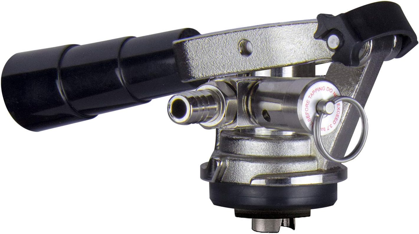 Kegco Keg Coupler, D System, Nickel