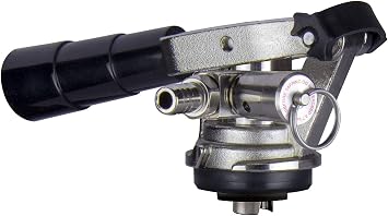 Kegco Keg Coupler, D System, Nickel