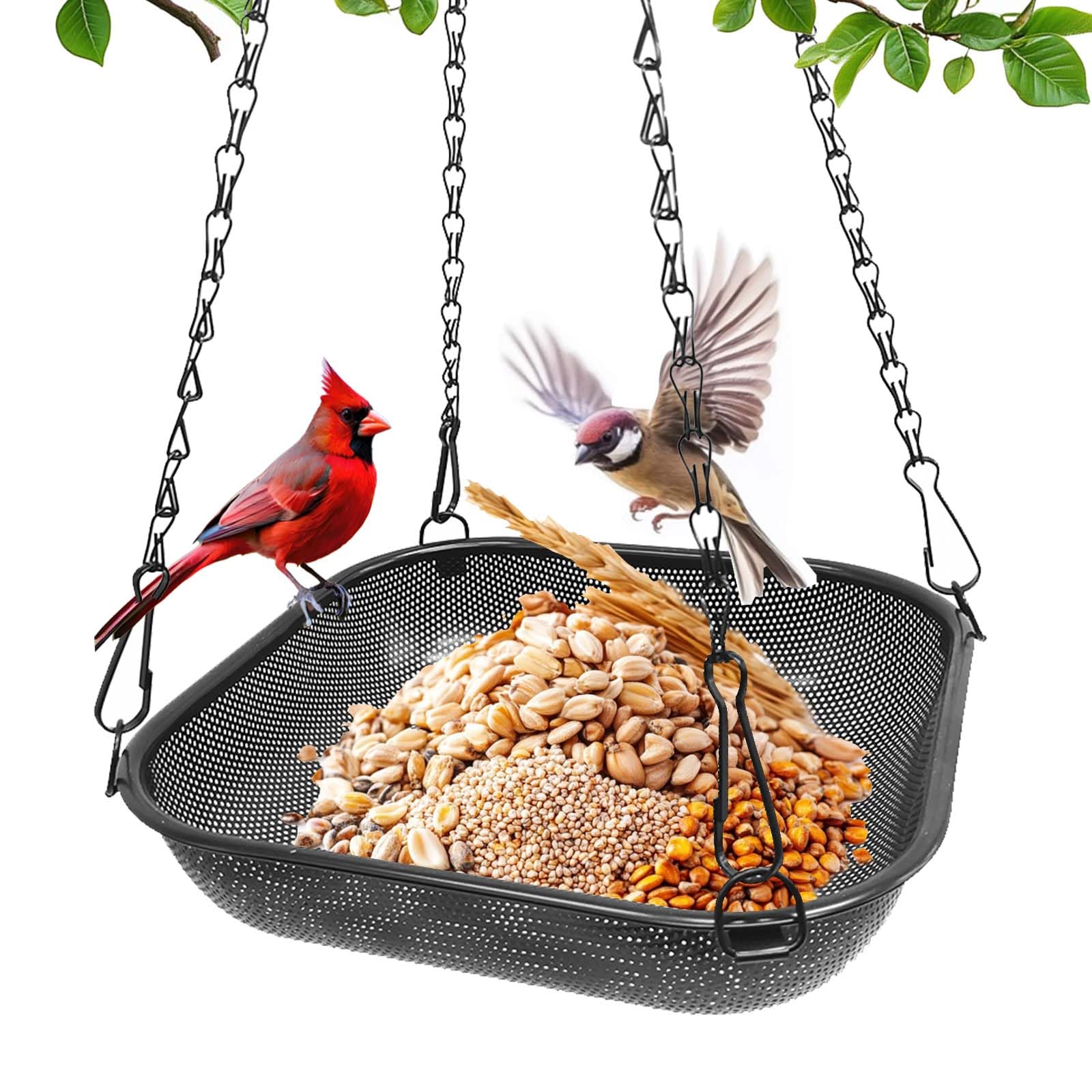 Comedero colgante para pájaros de 10.8 pulgadas