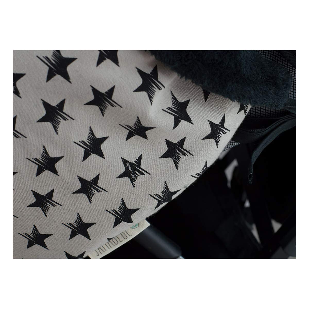 JYOKO Kids Saco Cubrepiés de Invierno Compatible con Portabebés, Sillas de Coche y Cochecitos de Paseo | Polar Teddy Extra Suave | Hecho en España (Dark Sky, Polar Teddy - 80 Cm)