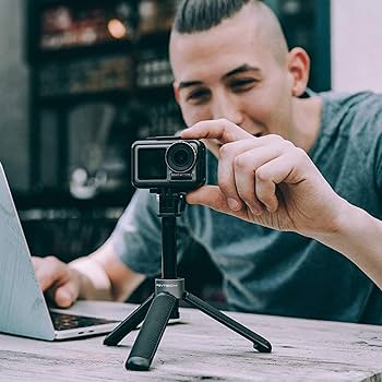 Amazon | PGYTECH アクションカメラ ミニ三脚 自撮り棒 滑り止め
