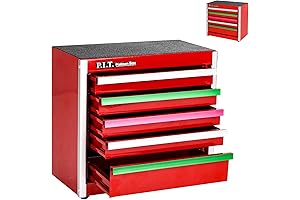 Red Mini Tool Box with Drawers
