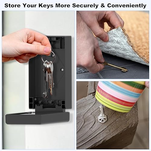 Miniatura 5 de Caja de seguridad inteligente con aplicación de huellas dactilares, Bluetooth eLinkSmart con código digital, resistente a la intemperie para montaje