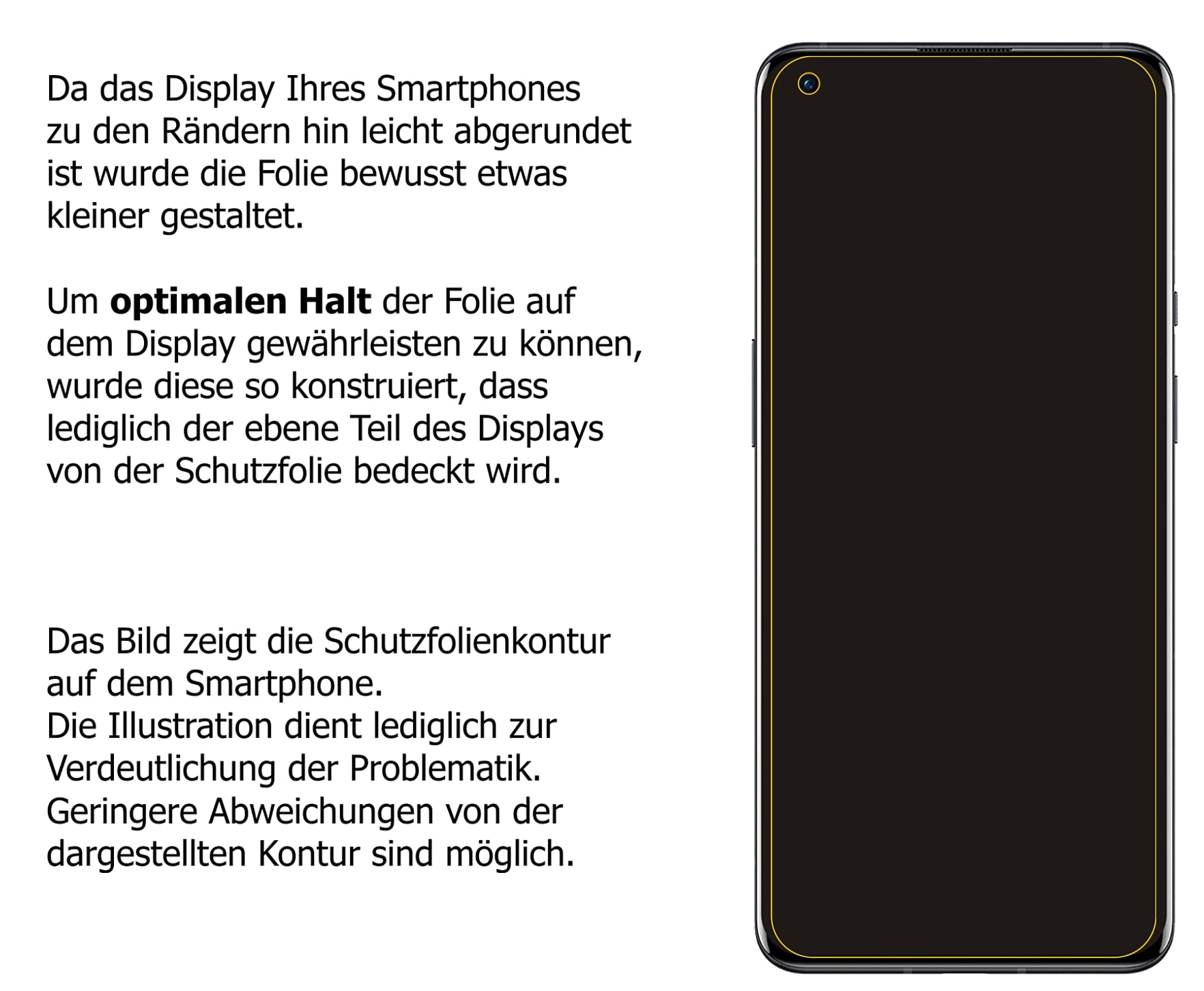 Pellicola Protettiva Per OnePlus 8 - Cristallo Trasparente HD, Resistente Ai Graffi, Made In Germany (Taglio Laser, Senza Bolle) - 2