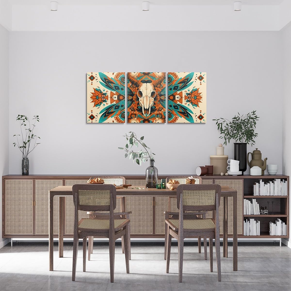 Feelyou Kids Bear Canvas Wall Art for Living Room Bedroom Wild Animal Hunting Picture Wall Decor Girls Cabin Wall Painting Posters and Prints Western Rustic Farmhouse Bathroom Wall Art 12"x16"x 3Pcs