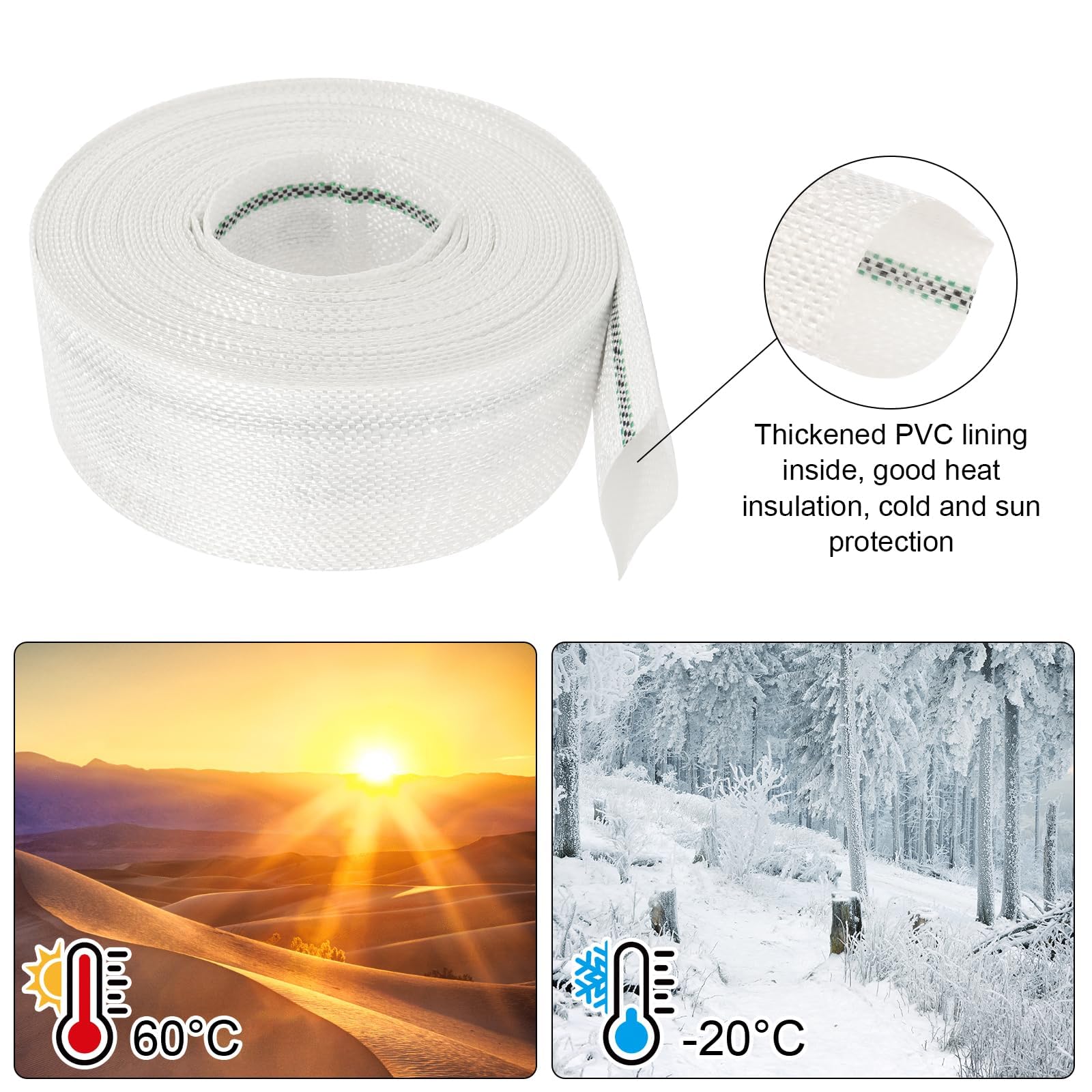 Wąż tkany, płaski wąż 1 1/4 cala, 1 rolka 32 mm 10 m, płaski wąż odpływowy, wąż do pompy z 2 zaciskami do węża, wąż do wody, wąż przemysłowy do ogrodu, rolnictwa, przemysłu