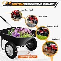 Vista 6 de Neumáticos de cortacésped de 20 x 8-8 con llanta (chavetero de 3/16 pulgadas), reemplazan neumáticos de césped de goma natural 20 x 8.00-8