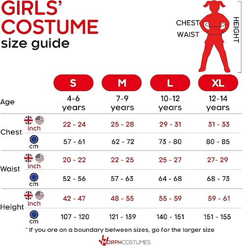 Miniatura 6 de fun shack Disfraz de Caperucita Roja para Niñas, Disfraz de Caperucita Roja para Niñas, Disfraz de Halloween Caperucita