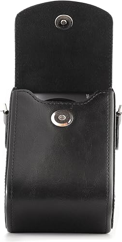 Miniatura 8 de MegaGear Funda de cuero para cámara con correa compatible con Canon PowerShot G7 X Mark III, G7 X Mark II, G7 X, negro (MG766)