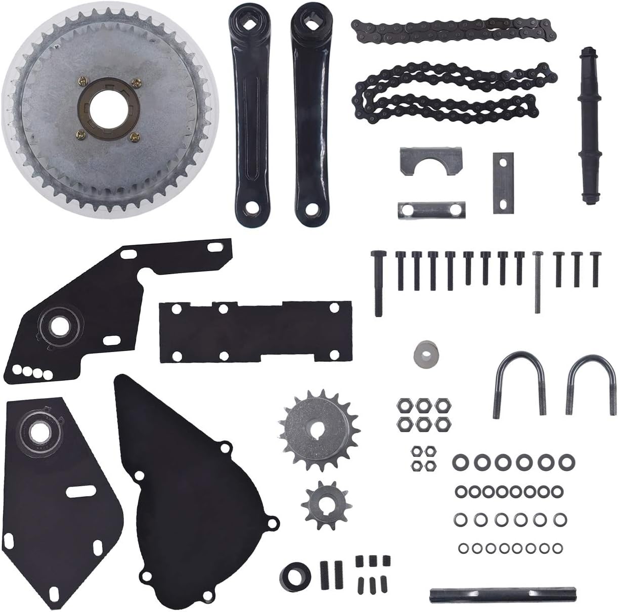 sthus Black Shifter Kit Jackshaft Kit Fits Regular 415 Chain 66cc 80cc Gas 2 Stroke Motorized Bike Bicycle