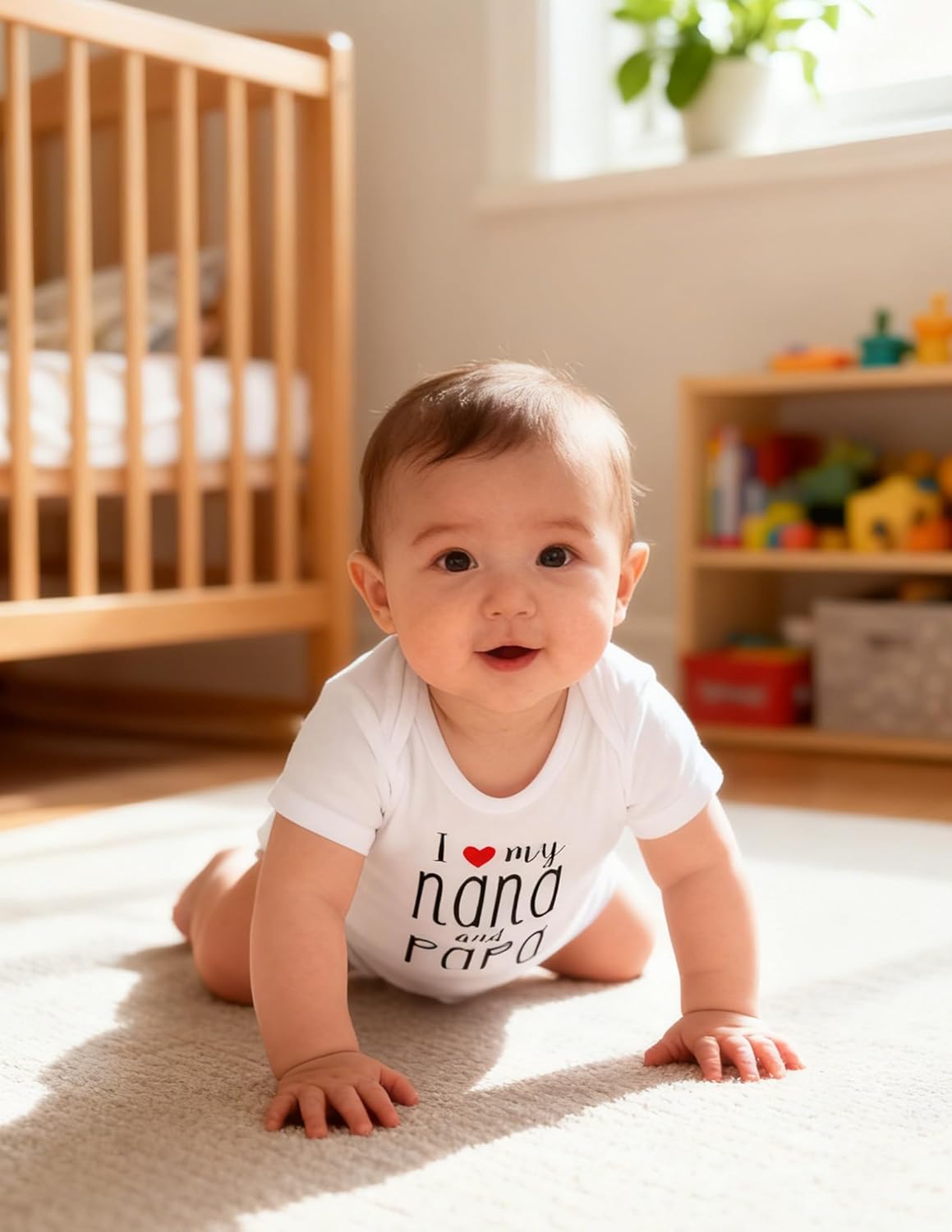 RAISEVERN Baby Boys Girls Clothes Infant Romper Newborn Bodysuits Funny Outfit 0-12 Months - Image 3