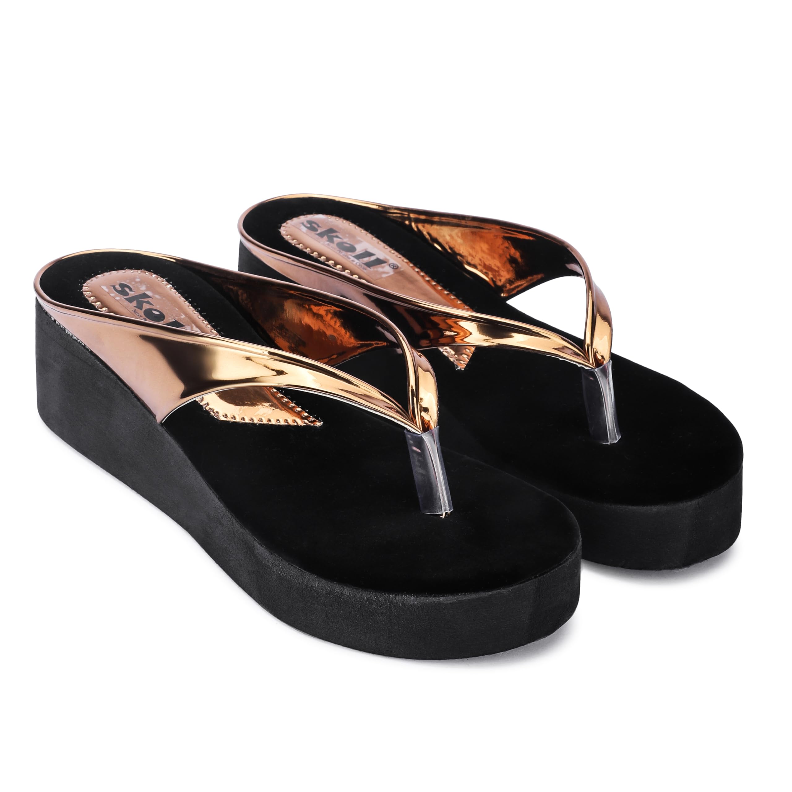 SKOLL Fashion Sandal Casual Platform Wedges Heels Sandals For Womens & Girls (B0CQYJDS5D) Amazon Price History, Amazon Price Tracker