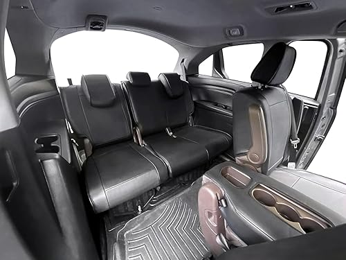Miniatura 5 de OASIS AUTO Odyssey 2011-2017 - Funda de asiento de piel sintética compatible con Honda Odyssey 2011 2012 2013 2014 2015 2016 2017 (2011-2017