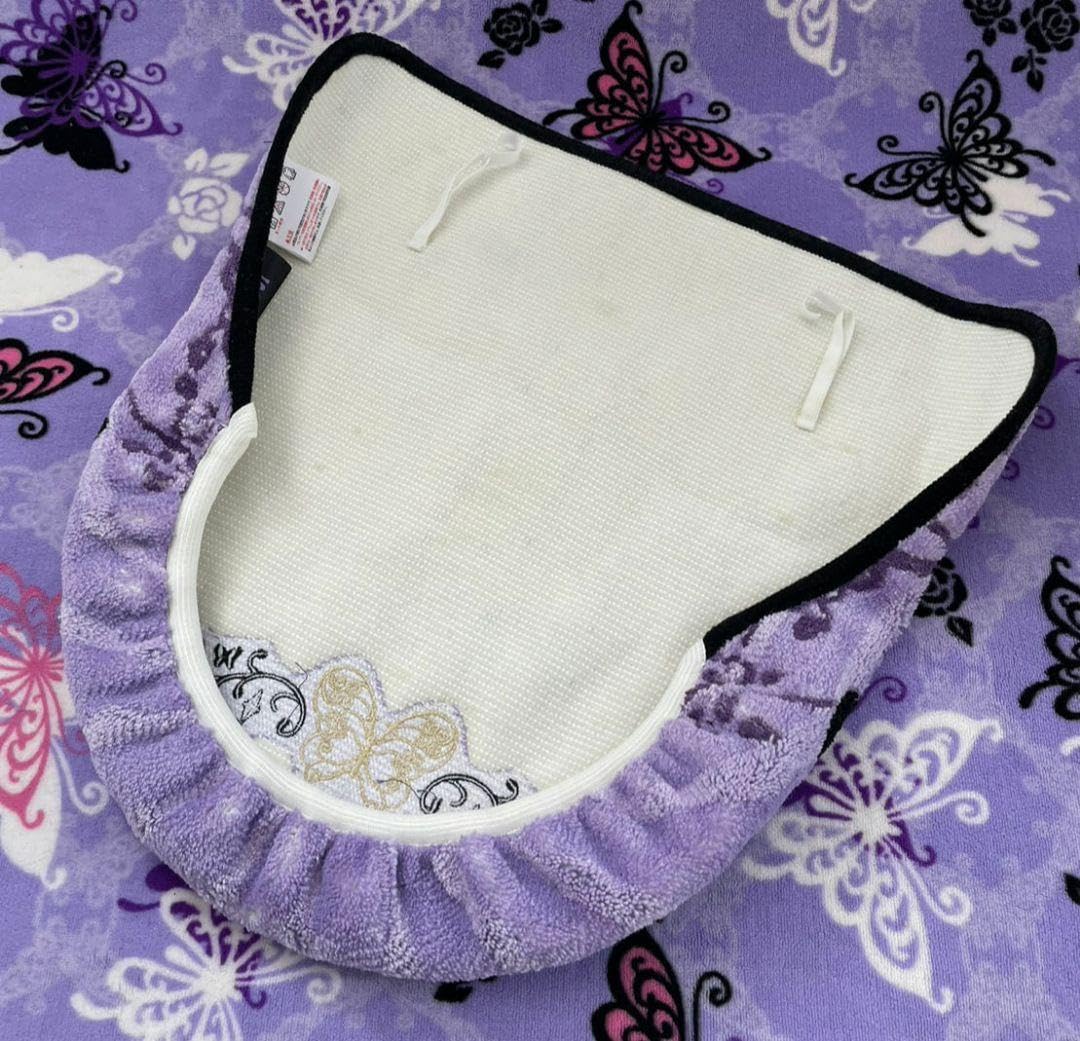 レア★アナスイ　蝶々デザイン　トイレカバー　便座カバー　フタカバー　紫 Amazon.co.jp: レアアナスイ 蝶々デザイン トイレカバー 便座