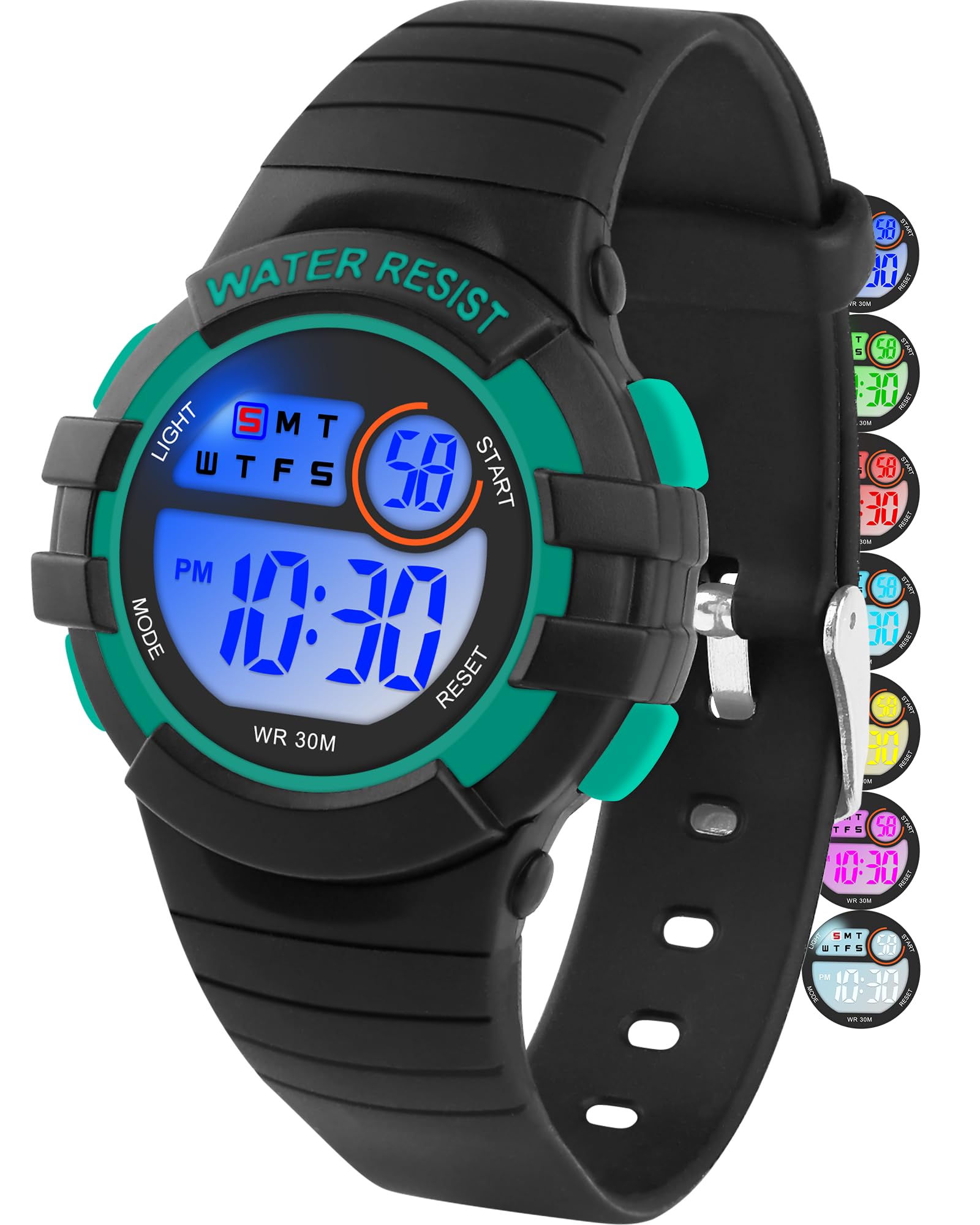 Juboos Digital Kids Watch Waterproof Sport Wristwatch Boys Girls