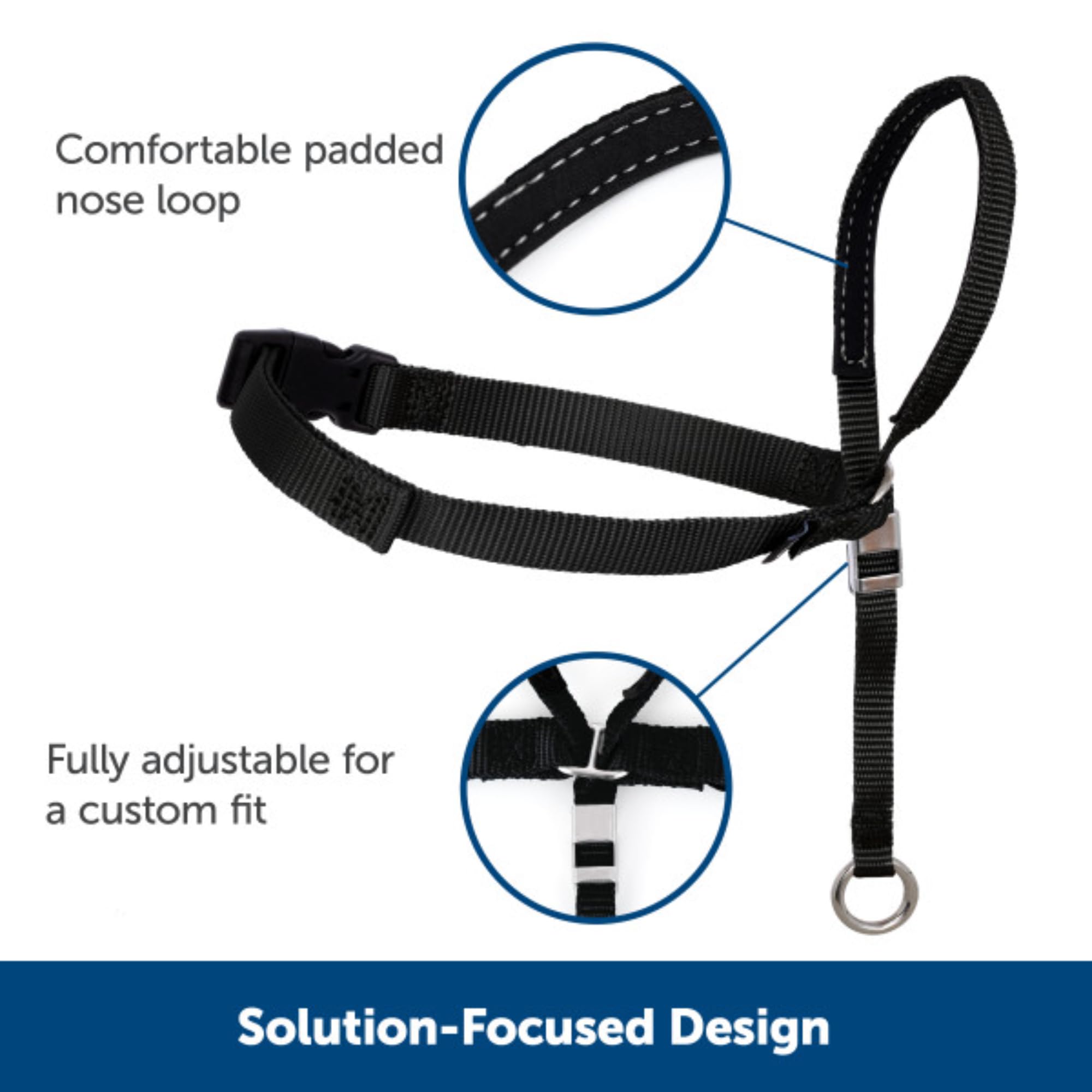 Collar para Perro Premier Easy Walk, Color Negro, Talla M
