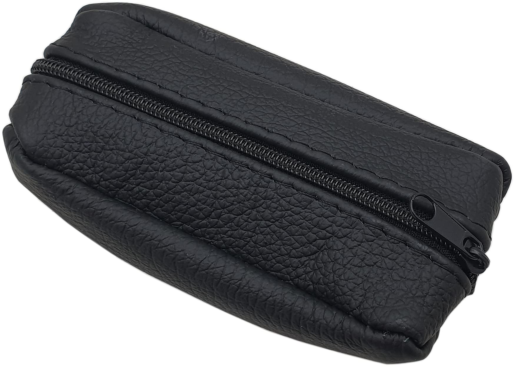 myledershopLeather Key Pouch 2 Compartments Handmade in EU in Black Designs