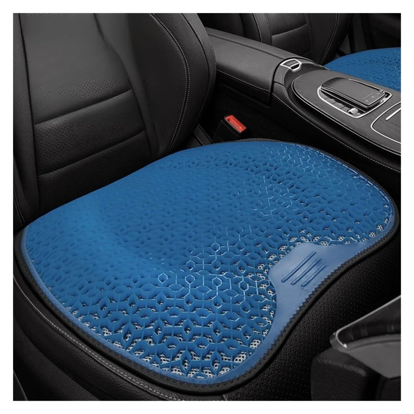 Hviyroi car seat cushion Honeycomb Design Gel Cushion Breathable, Elastic Car Seat(Blue)