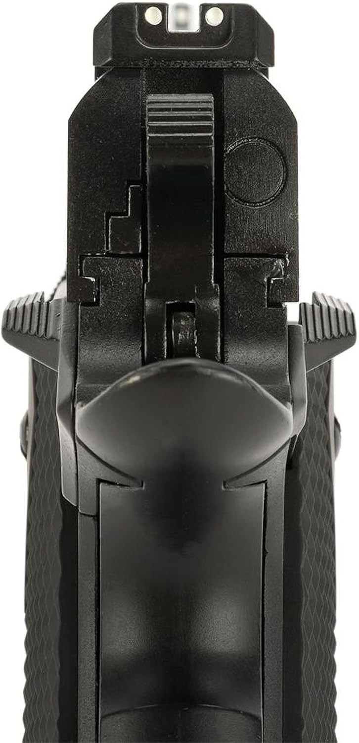 Evike Airsoft - WE-Tech Heavy Weight KB Custom 1911 Gas Blowback Airsoft Pistol with Railed Frame - (PID: 27790)