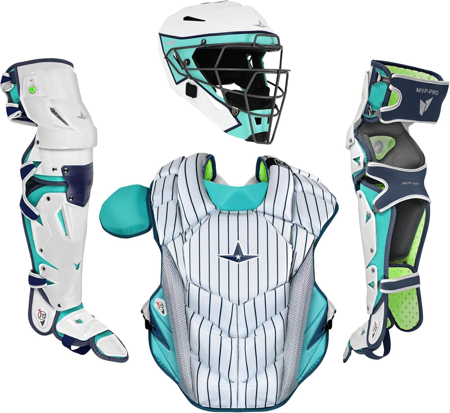 HEIHEI スターキャットビー二ー スターアームカバーセット Amazon.com : All-Star MVP-PRO Series Catcher's Kit-WH_MT_NA Small