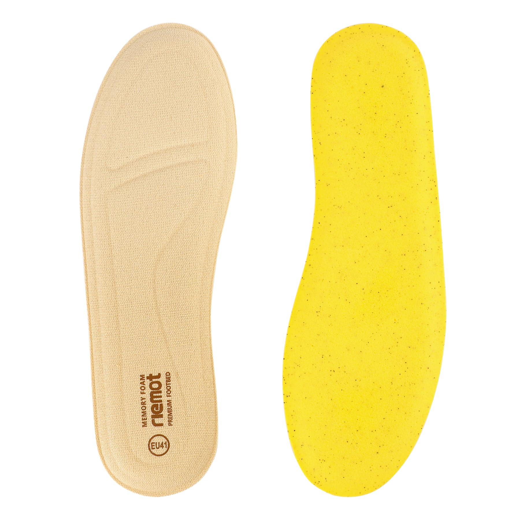 riemot Solette Memory Foam Uomo Donna, Soletta Scarpe per Stivali da Lavoro e Scarpe da Passeggio, Sport Solette per Assorbimento Degli Urti e Ammortizzazione, Soffice, Comfort38 39 40 41 42 43 EU