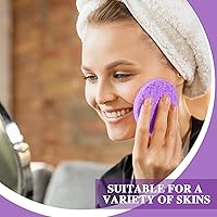 Vista 6 de Tioncy 200 Count Compressed Facial Sponge Natural Face Cleansing Sponge Exfoliating Sponge for Daily Cleansing Spa Makeup Mask Removal Pore