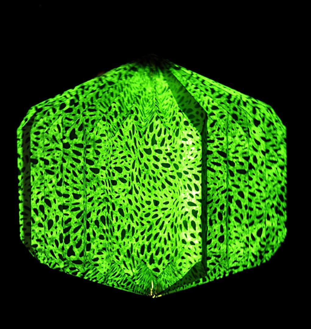 Lalhaveli Indian Decorative Pendant Hanging Lamp Ceiling Light Shade for Living Room Lights Xmas Gifts 14 X 17 Inches