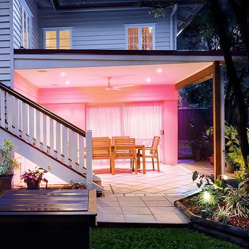 Miniatura 9 de LIFX Color 1100 lúmenes BR30 E26, bombilla LED inteligente Wi-Fi, miles de millones de colores y blancos, no requiere puente, funciona con Alexa,