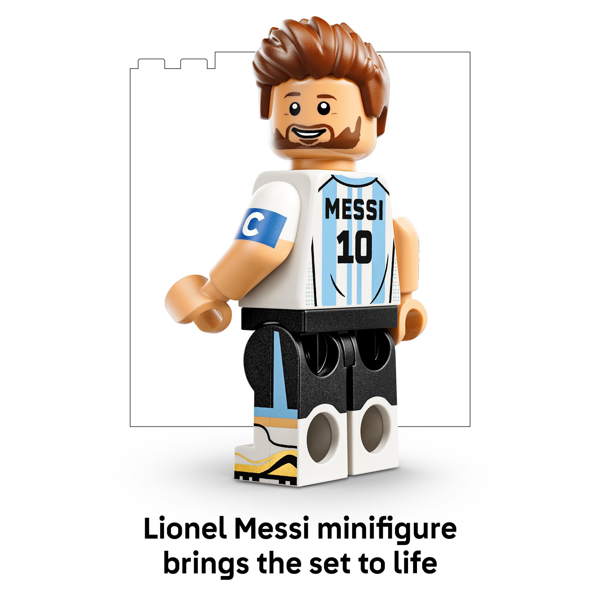 LEGO Editions Lionel Messi Soccer Highlights - Building Set for Boys & Girls Ages 10 Collectible Soccer Gift with Plaque - Kids Bedroom or Shelf Decor - 43011 product thumbnail 6