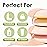 4Pack Makeup Sponge For Foundation Concealer And Powder, Latex Free Blender Sponge For Natural And Easy Makeup Soft Long-lasting, Pack for 2X-Large Yellow and 2 Medium Green