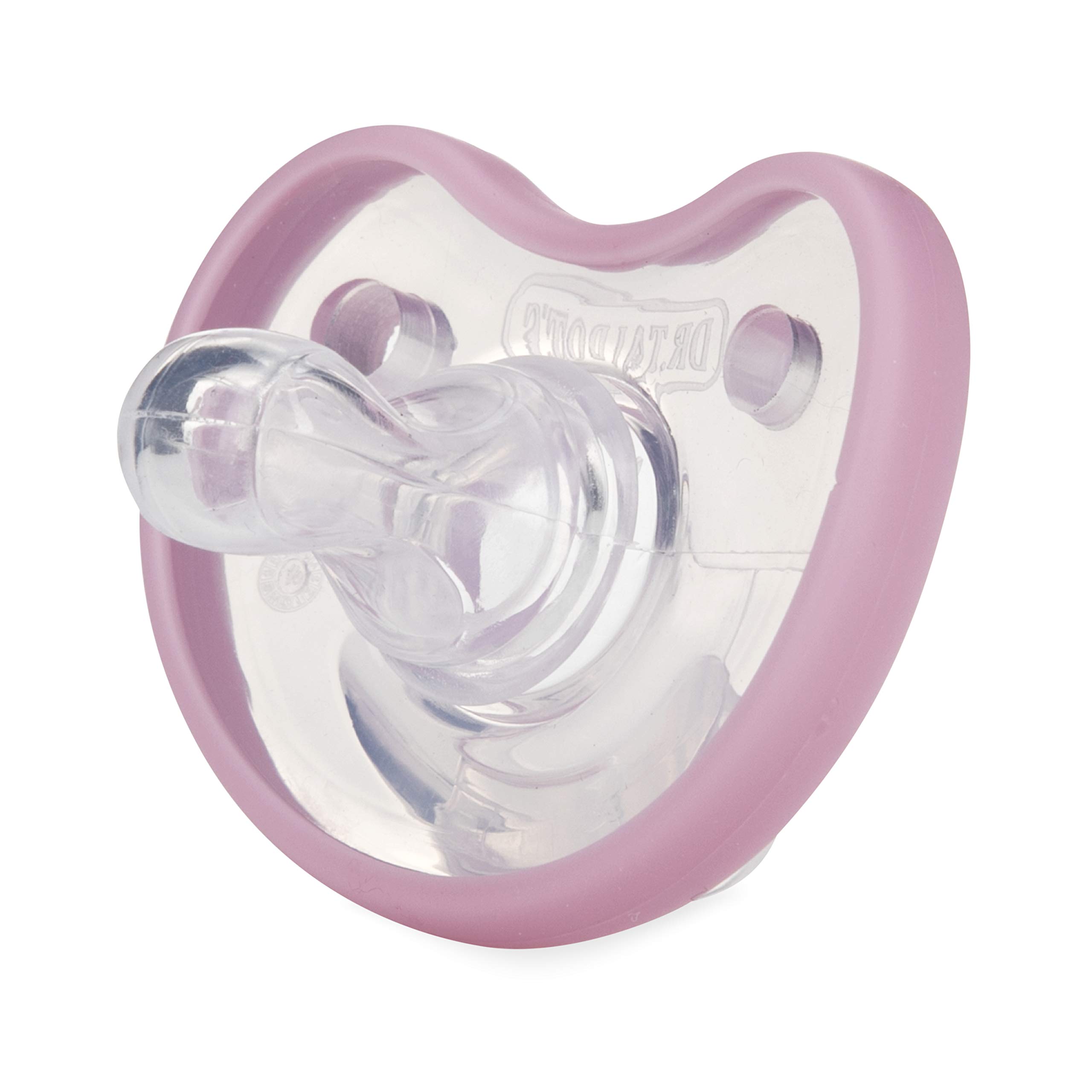 Dr. Talbot's Soft-Flex Orthodontic Pacifiers 0-6 Months, Pink/Aqua, 2 Pack