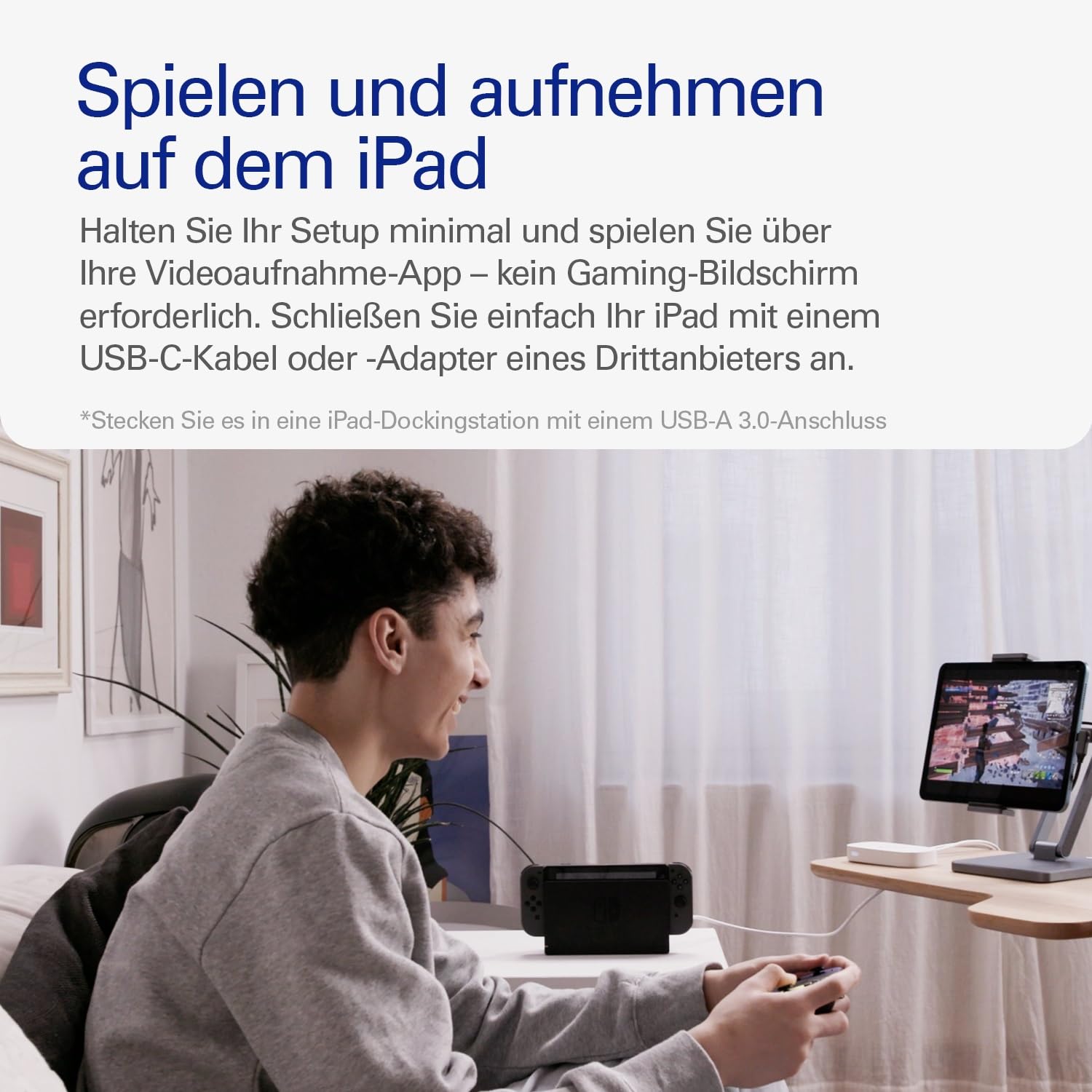 Elgato Game Capture Neo, portable USB-Capture-Card, 4K60 HDR | 1080p60-Aufnahme, kaum Latenz, Plug and Play, für PS5, Xbox, Switch, PC, Mac, iPad