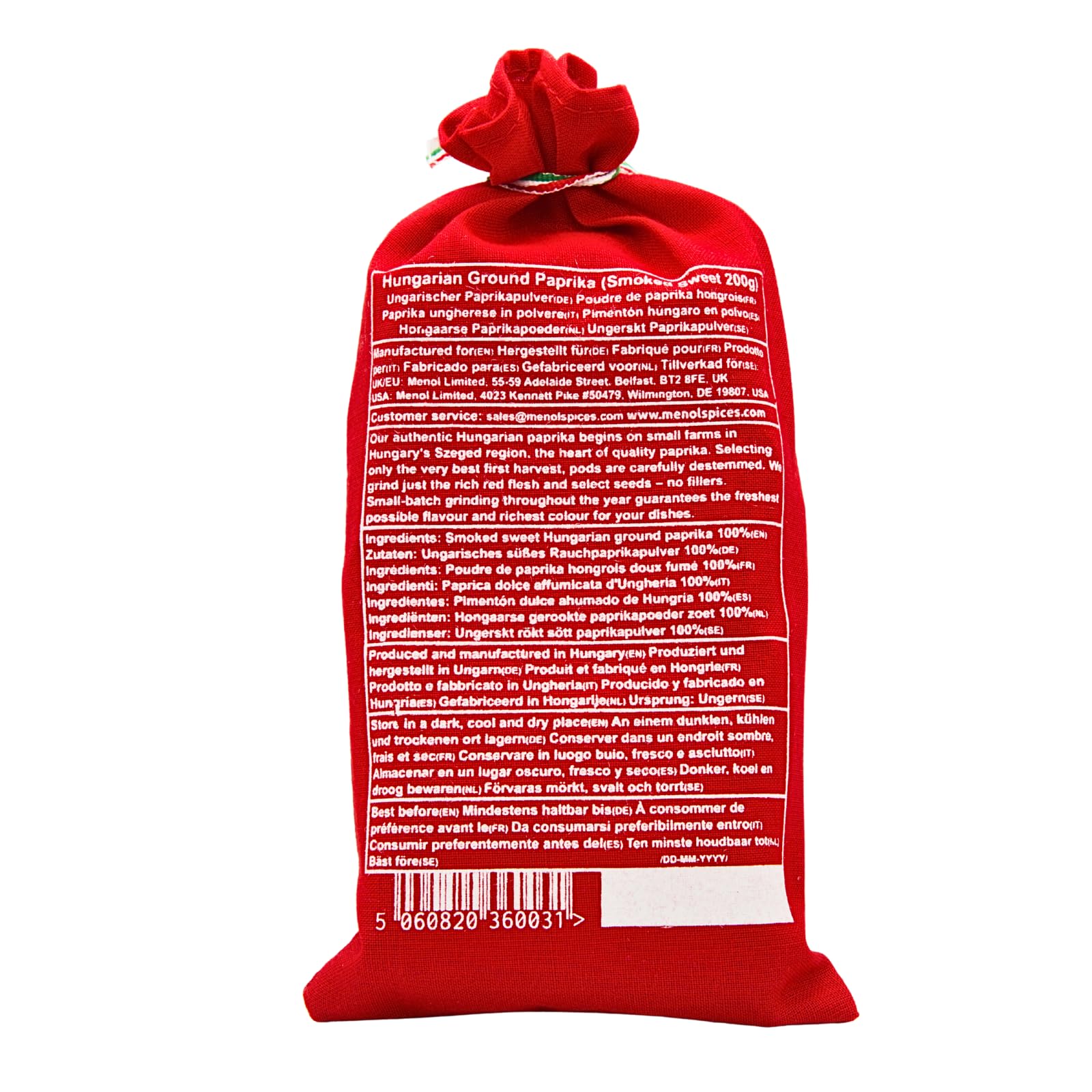 Amazon.com : Menol Spices Authentic Hungarian Smoked Paprika