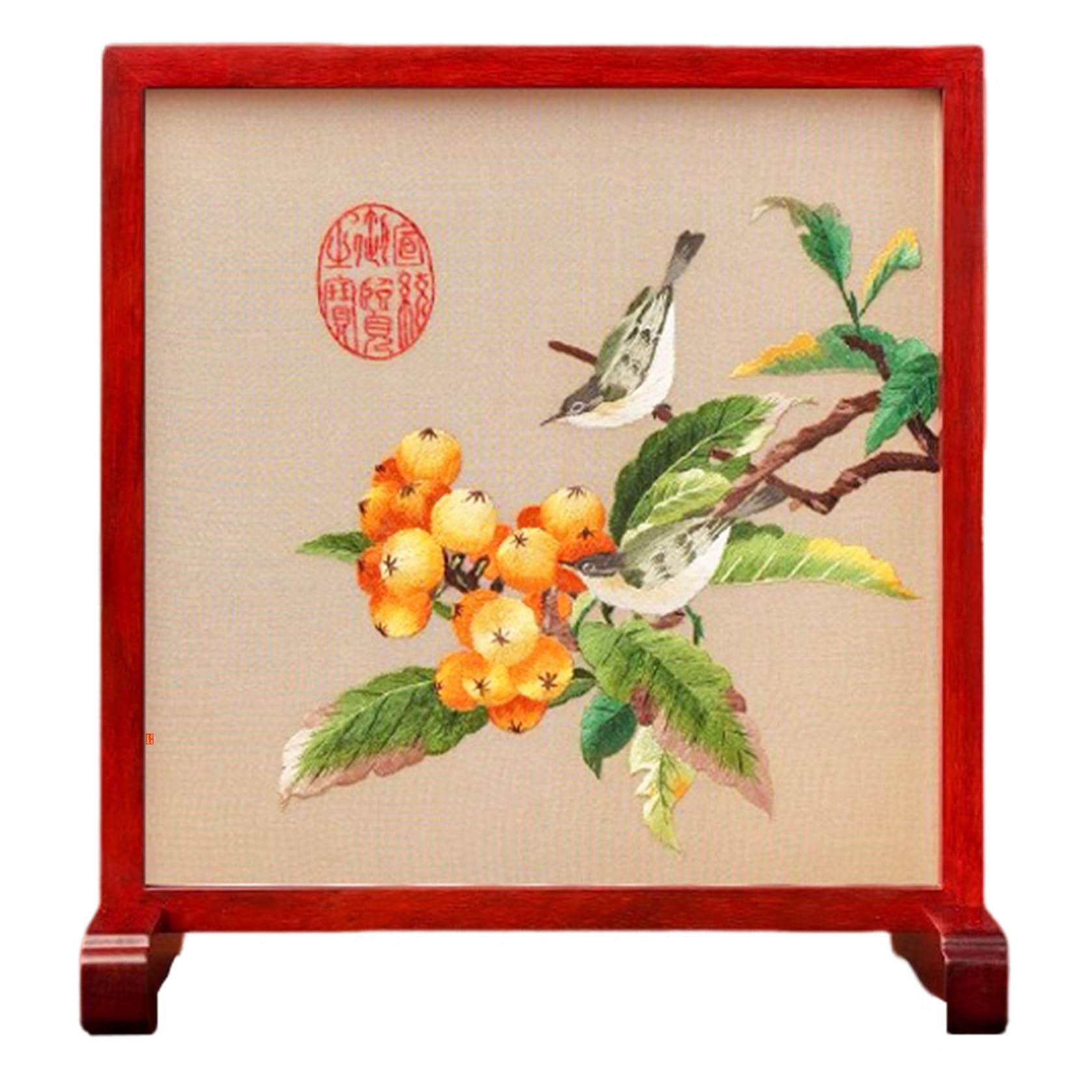 Broderie en soie motif chinois 203 couleur 5 pour sublimer votre décoration de salon